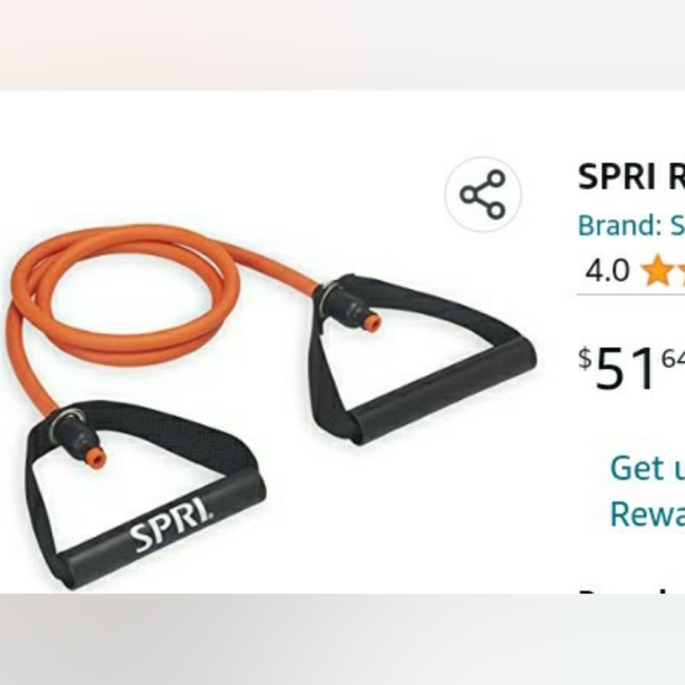 NWT SPRI Orange Resistance Tube